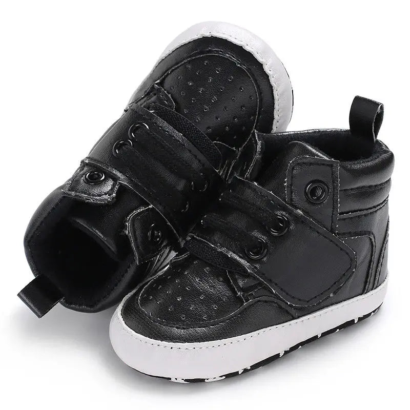 2019 New Fashion Autumn Newborn Baby Shoes Soft Bottom anti Skid Leather Shoe for Infant Toddler Boys Girls