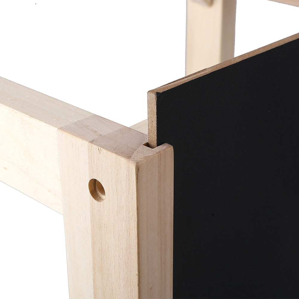 Wooden Kids Step Up Kitchen Helper with Black Drawing Board_7