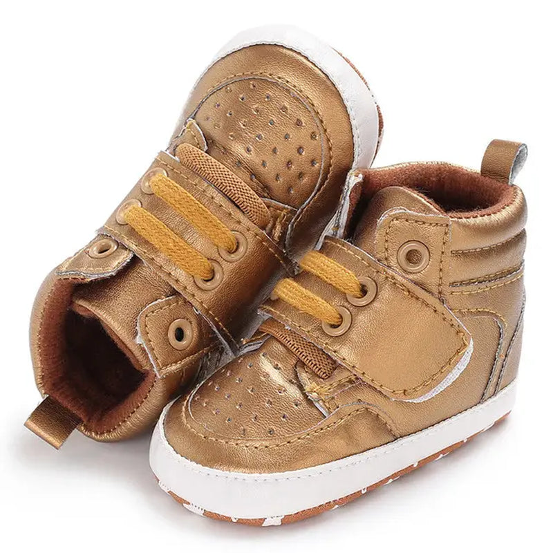 2019 New Fashion Autumn Newborn Baby Shoes Soft Bottom anti Skid Leather Shoe for Infant Toddler Boys Girls