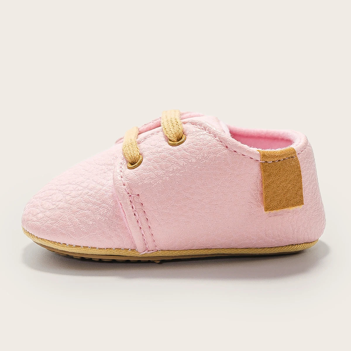 Newborn Baby Shoes Fashion Casual Infant Boys Leather Anti-Slip Falt Rubber Sole Toddler First Walkers Baby Sneakers