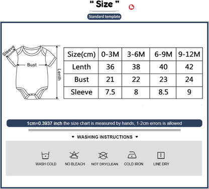 Unisex Boy Girl Baby Bodysuit 5 Pack Cartoon Cotton Infant Clothes Short Sleeve Soft Babie's Outfits