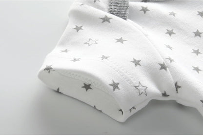 Unisex Boy Girl Baby Bodysuit 5 Pack Cartoon Cotton Infant Clothes Short Sleeve Soft Babie's Outfits