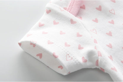 Unisex Boy Girl Baby Bodysuit 5 Pack Cartoon Cotton Infant Clothes Short Sleeve Soft Babie's Outfits