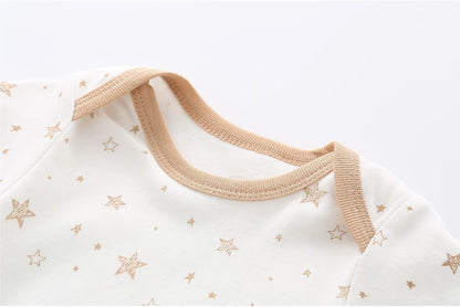 Unisex Boy Girl Baby Bodysuit 5 Pack Cartoon Cotton Infant Clothes Short Sleeve Soft Babie's Outfits