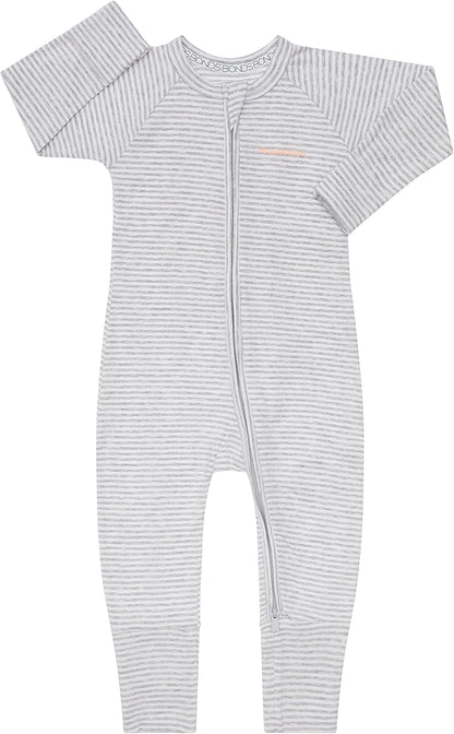 Bonds Baby Zippy - Cotton Blend Zip Wondersuit Stripe