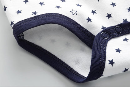 Unisex Boy Girl Baby Bodysuit 5 Pack Cartoon Cotton Infant Clothes Short Sleeve Soft Babie's Outfits