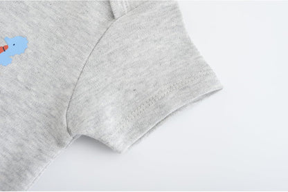 Unisex Boy Girl Baby Bodysuit 5 Pack Cartoon Cotton Infant Clothes Short Sleeve Soft Babie's Outfits