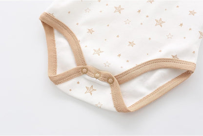 Unisex Boy Girl Baby Bodysuit 5 Pack Cartoon Cotton Infant Clothes Short Sleeve Soft Babie's Outfits