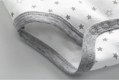 Unisex Boy Girl Baby Bodysuit 5 Pack Cartoon Cotton Infant Clothes Short Sleeve Soft Babie's Outfits