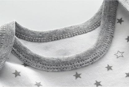 Unisex Boy Girl Baby Bodysuit 5 Pack Cartoon Cotton Infant Clothes Short Sleeve Soft Babie's Outfits