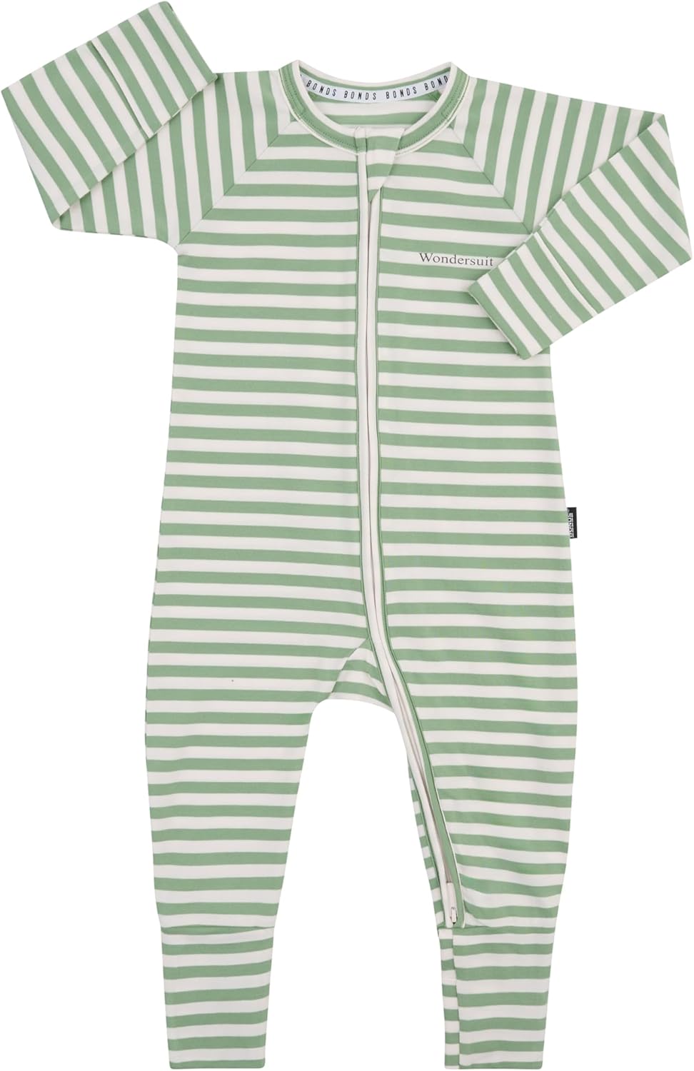 Bonds Baby Zippy - Cotton Blend Zip Wondersuit Stripe