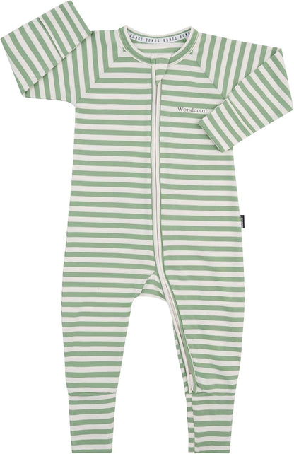 Bonds Baby Zippy - Cotton Blend Zip Wondersuit Stripe