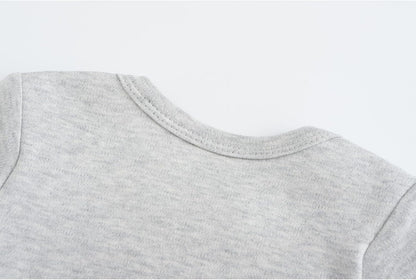 Unisex Boy Girl Baby Bodysuit 5 Pack Cartoon Cotton Infant Clothes Short Sleeve Soft Babie's Outfits