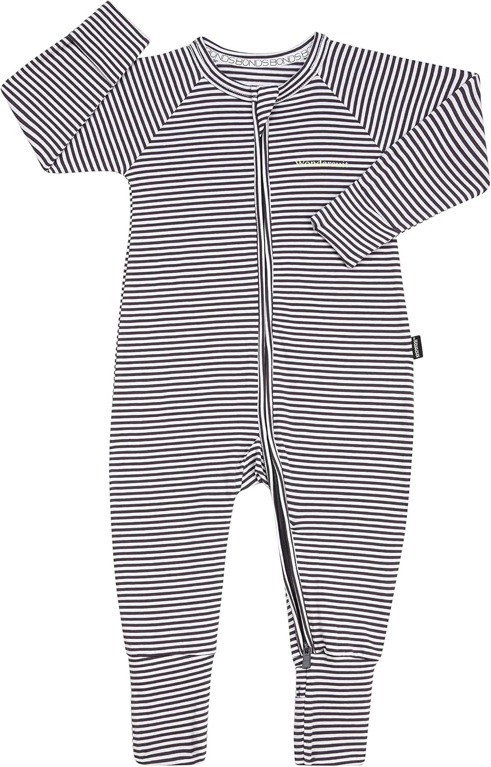 Bonds Baby Zippy - Cotton Blend Zip Wondersuit Stripe