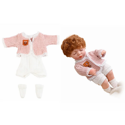 Baby clothes for doll fit 30 cm New Born Doll Accessories Fashion Sweater  Dresses Coat Doll Clothes for Girls DIY Toys Gift