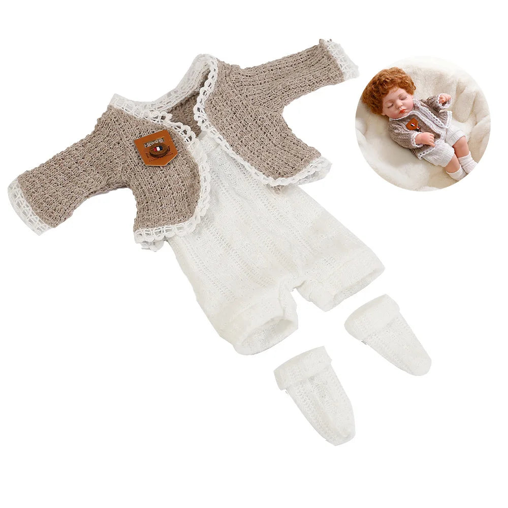 Baby clothes for doll fit 30 cm New Born Doll Accessories Fashion Sweater  Dresses Coat Doll Clothes for Girls DIY Toys Gift