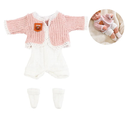 Baby clothes for doll fit 30 cm New Born Doll Accessories Fashion Sweater  Dresses Coat Doll Clothes for Girls DIY Toys Gift