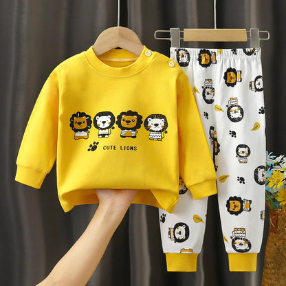 Kids Clothes Children Sets Children's Clothing Boys Girls Cotton Autumn Winter Clothing Pants Sleepwear Underwear