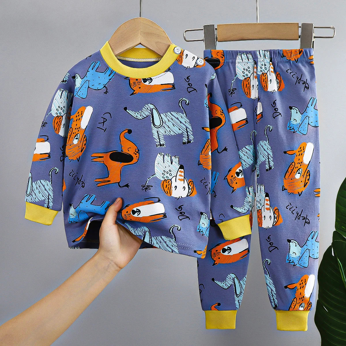 Kids Clothes Children Sets Children's Clothing Boys Girls Cotton Autumn Winter Clothing Pants Sleepwear Underwear