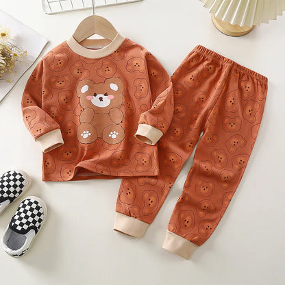 Kids Clothes Children Sets Children's Clothing Boys Girls Cotton Autumn Winter Clothing Pants Sleepwear Underwear