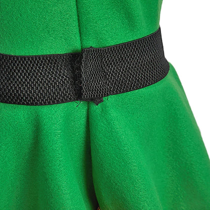 Kids Adult Christmas Clothing Set Kids Tops Pants Hat Belt Children Xmas Clothes Baby Boy Girl Birthday Outfit Elves Costume