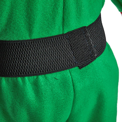 Kids Adult Christmas Clothing Set Kids Tops Pants Hat Belt Children Xmas Clothes Baby Boy Girl Birthday Outfit Elves Costume