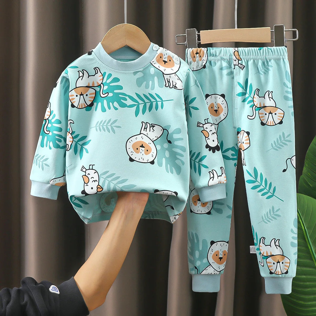 Kids Clothes Children Sets Children's Clothing Boys Girls Cotton Autumn Winter Clothing Pants Sleepwear Underwear