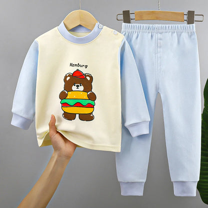 Kids Clothes Children Sets Children's Clothing Boys Girls Cotton Autumn Winter Clothing Pants Sleepwear Underwear