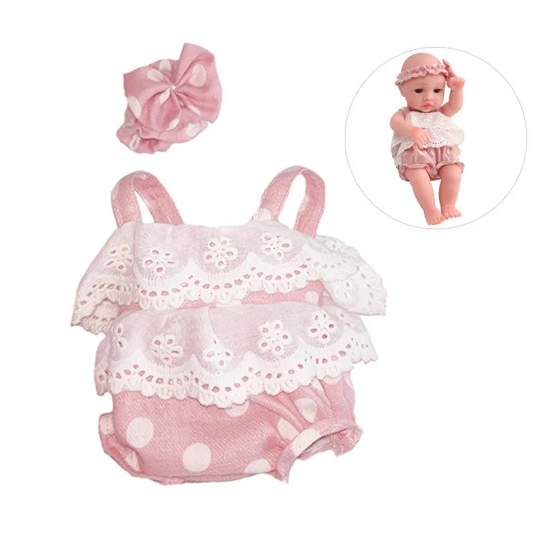 Baby clothes for doll fit 30 cm New Born Doll Accessories Fashion Sweater  Dresses Coat Doll Clothes for Girls DIY Toys Gift