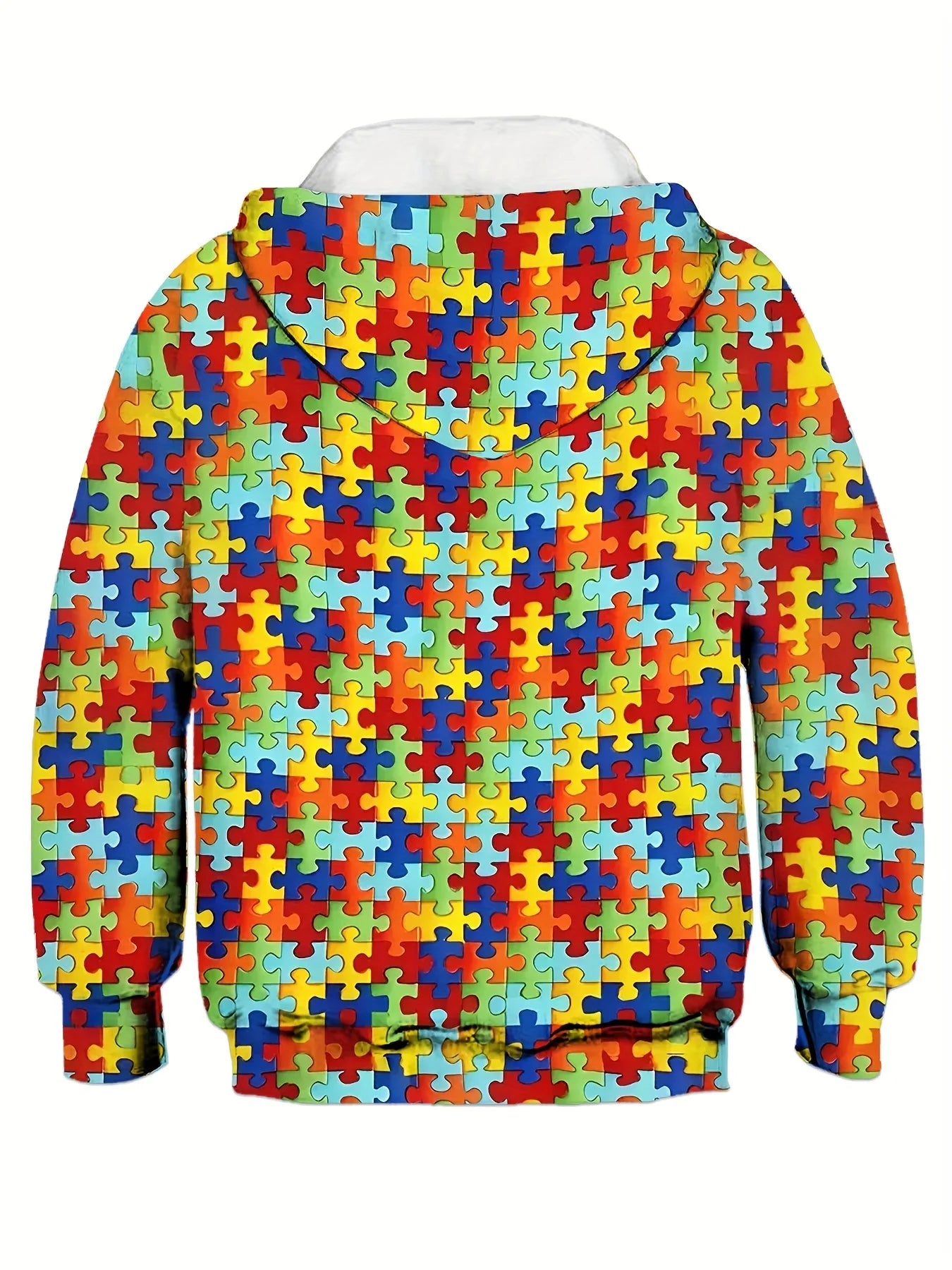 Kids Clothes Boy Hoodies Girl Clothes Long Sleeve Building Block Print Casual Kids Summer Autumn Clothes Top Children's Clothing