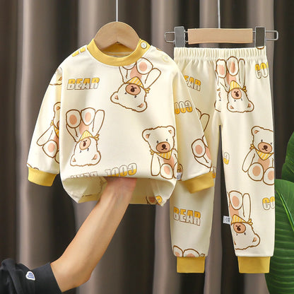 Kids Clothes Children Sets Children's Clothing Boys Girls Cotton Autumn Winter Clothing Pants Sleepwear Underwear