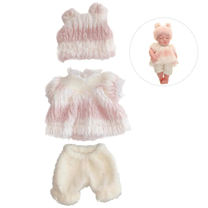 Baby clothes for doll fit 30 cm New Born Doll Accessories Fashion Sweater  Dresses Coat Doll Clothes for Girls DIY Toys Gift
