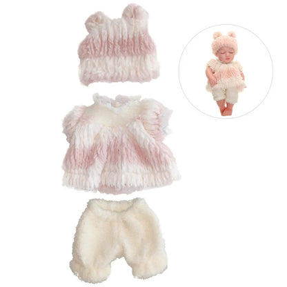 Baby clothes for doll fit 30 cm New Born Doll Accessories Fashion Sweater  Dresses Coat Doll Clothes for Girls DIY Toys Gift