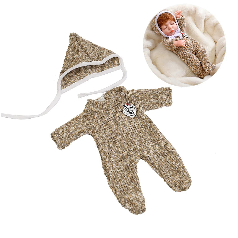 Baby clothes for doll fit 30 cm New Born Doll Accessories Fashion Sweater  Dresses Coat Doll Clothes for Girls DIY Toys Gift