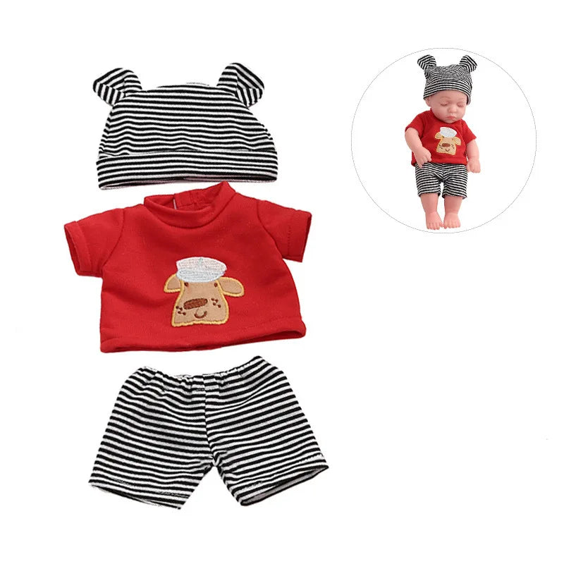 Baby clothes for doll fit 30 cm New Born Doll Accessories Fashion Sweater  Dresses Coat Doll Clothes for Girls DIY Toys Gift