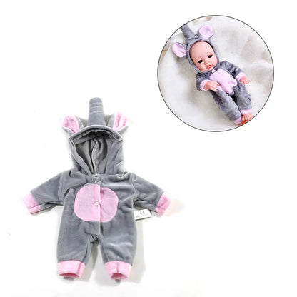 Baby clothes for doll fit 30 cm New Born Doll Accessories Fashion Sweater  Dresses Coat Doll Clothes for Girls DIY Toys Gift