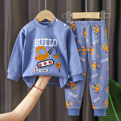 Kids Clothes Children Sets Children's Clothing Boys Girls Cotton Autumn Winter Clothing Pants Sleepwear Underwear