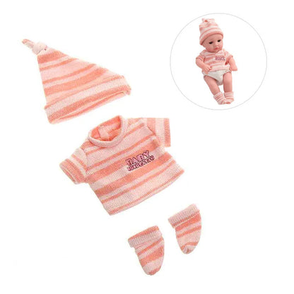 Baby clothes for doll fit 30 cm New Born Doll Accessories Fashion Sweater  Dresses Coat Doll Clothes for Girls DIY Toys Gift