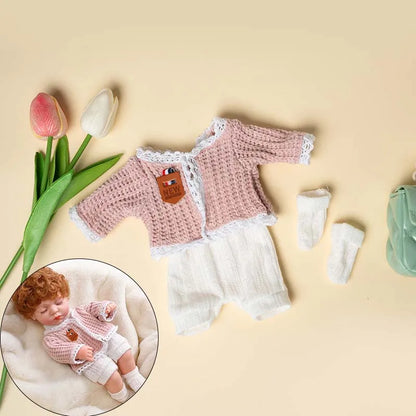 Baby clothes for doll fit 30 cm New Born Doll Accessories Fashion Sweater  Dresses Coat Doll Clothes for Girls DIY Toys Gift