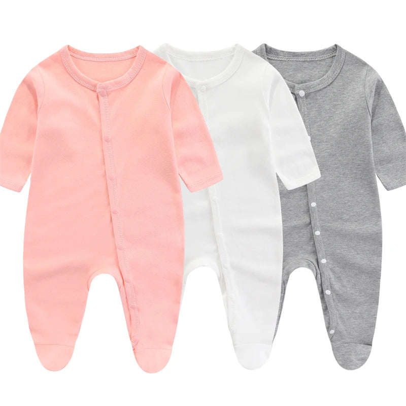 Newborn Baby Clothes New Autumn Winter Baby Bodysuit Summer Girl Romper Soft Boys Jumpsuit Children's Clothes 0 to 9 Months