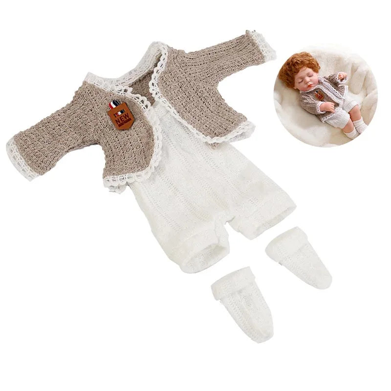 Baby clothes for doll fit 30 cm New Born Doll Accessories Fashion Sweater  Dresses Coat Doll Clothes for Girls DIY Toys Gift