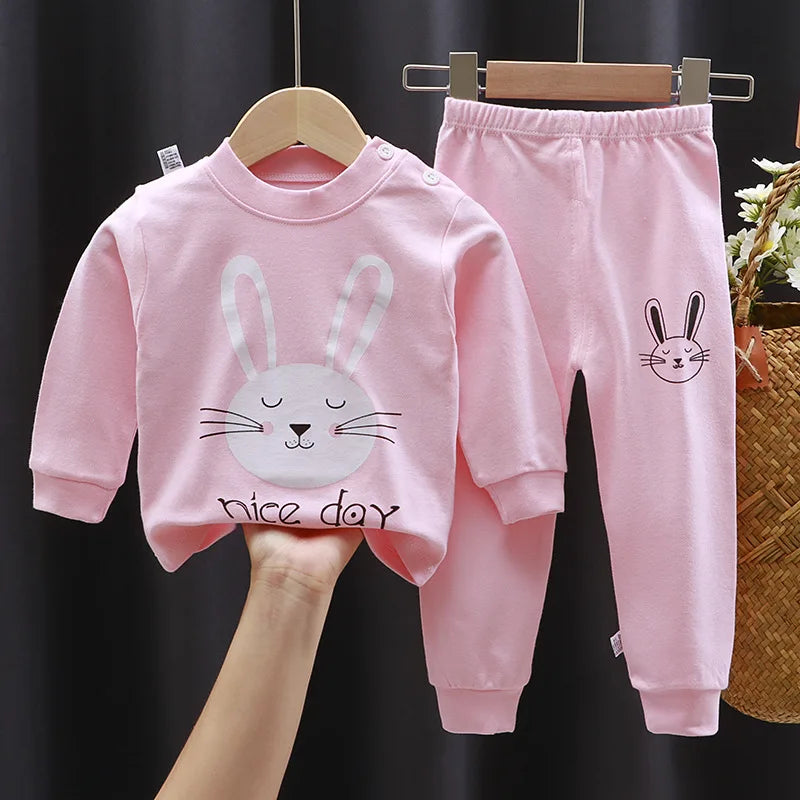 Kids Clothes Children Sets Children's Clothing Boys Girls Cotton Autumn Winter Clothing Pants Sleepwear Underwear
