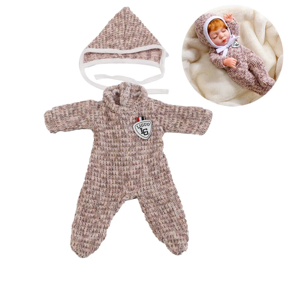Baby clothes for doll fit 30 cm New Born Doll Accessories Fashion Sweater  Dresses Coat Doll Clothes for Girls DIY Toys Gift
