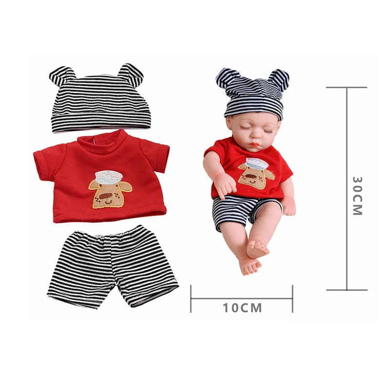 Baby clothes for doll fit 30 cm New Born Doll Accessories Fashion Sweater  Dresses Coat Doll Clothes for Girls DIY Toys Gift