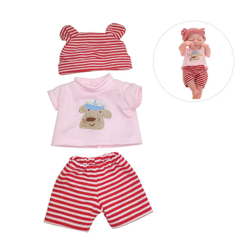 Baby clothes for doll fit 30 cm New Born Doll Accessories Fashion Sweater  Dresses Coat Doll Clothes for Girls DIY Toys Gift